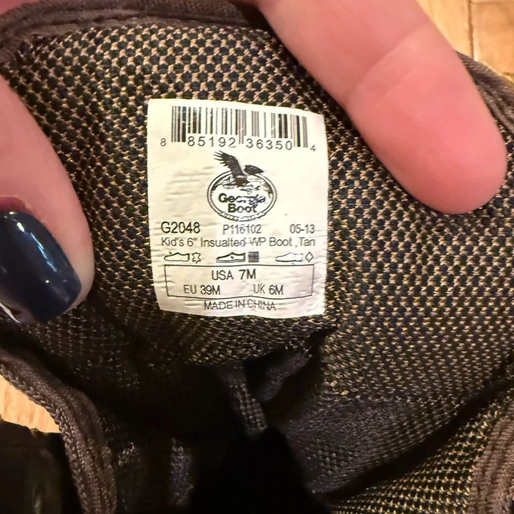 Georgia Boot Sport & Trail Brown Boots WELL WORN